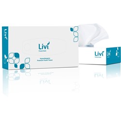 Livi Essentials Facial Tissues Premium Hypoallergenic 2 Ply 100 Sheets