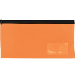 Celco Pencil Case Single Zip Medium 350 x 180mm Orange