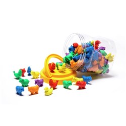 Learning Can Be Fun Farm Animal Counters Jar of 72