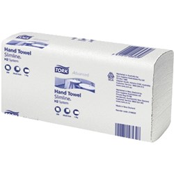 Tork H2 Xpress Multifold Slimline Hand Towel 1 Ply 185 Sheets Carton of 21